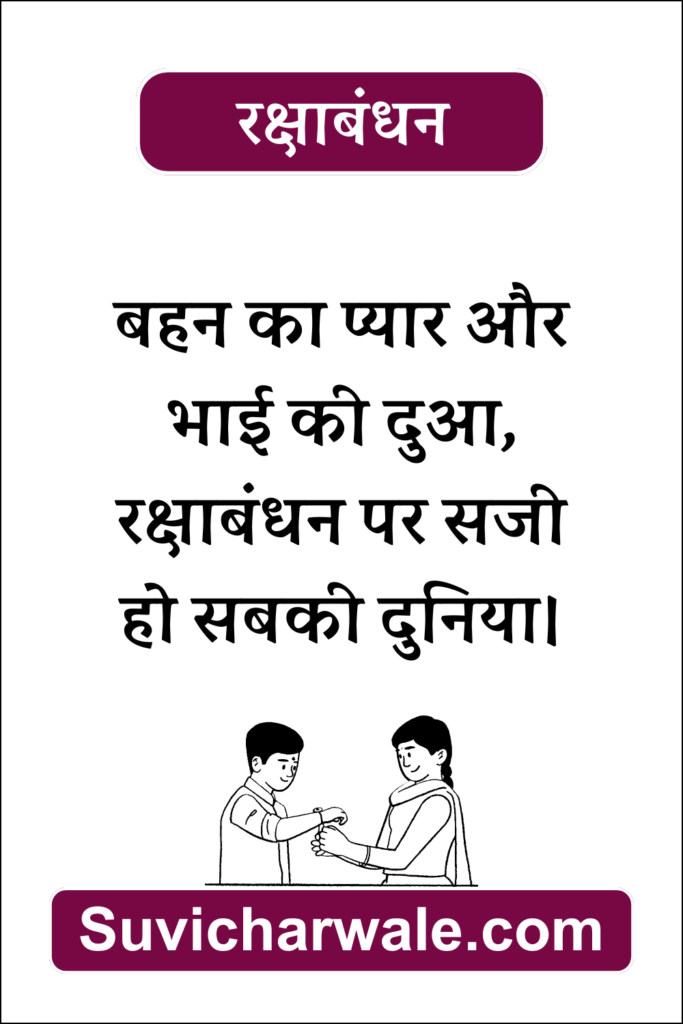 Raksha Bandhan Wishes in Hindi 2