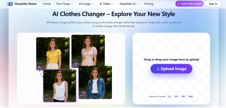 Unlock Your Digital Wardrobe with the Deepfake Maker AI Clothes Changer
